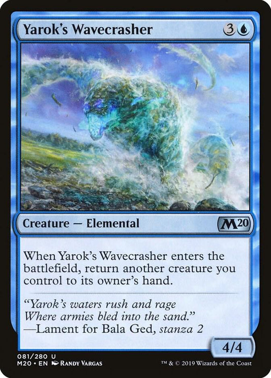 Yarok's Wavecrasher [Core Set 2020 - 81]