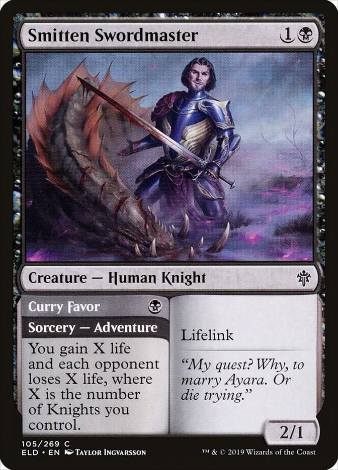 Smitten Swordmaster [Throne of Eldraine - 105]