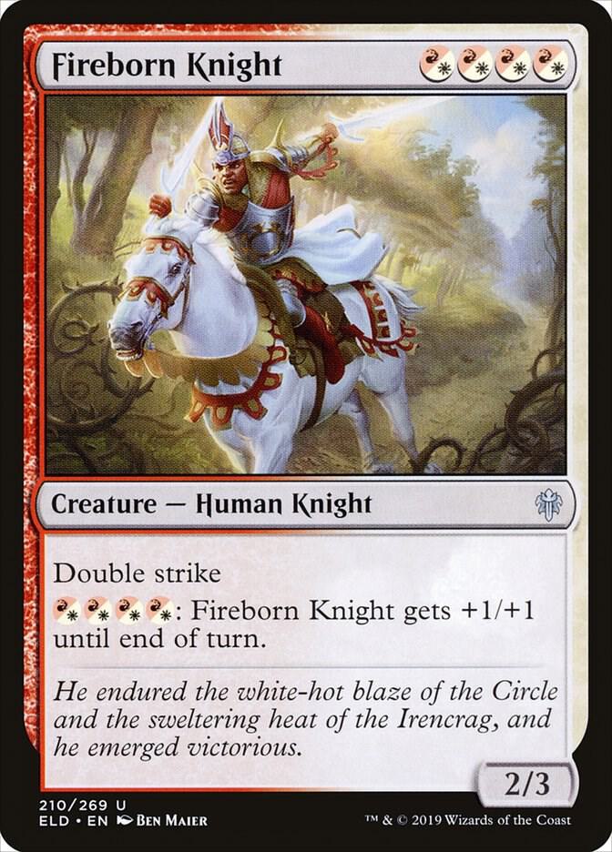 Fireborn Knight [Throne of Eldraine - 210]