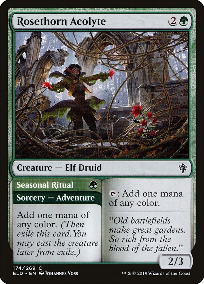 Rosethorn Acolyte [Throne of Eldraine - 174]