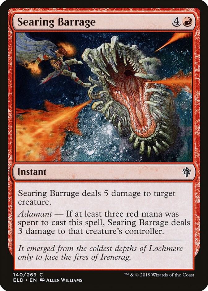 Searing Barrage [Throne of Eldraine - 140]