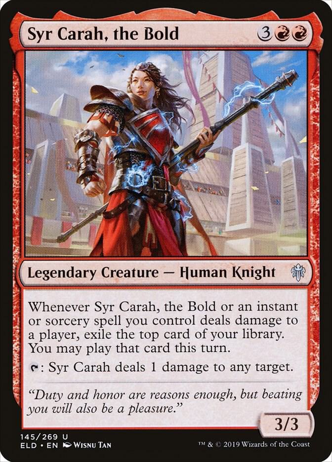 Syr Carah, the Bold [Throne of Eldraine - 145]