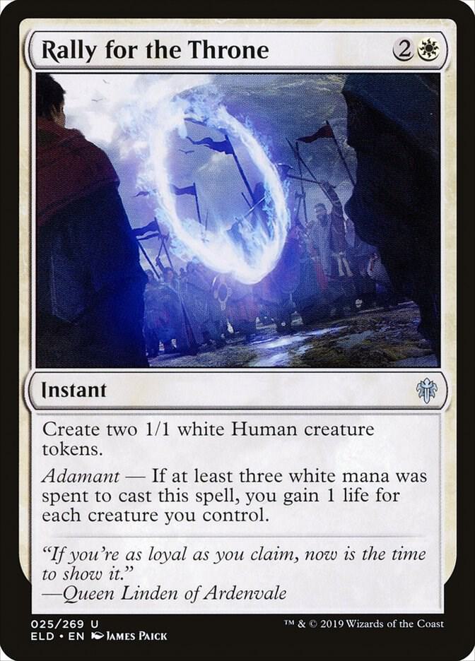 Rally for the Throne [Throne of Eldraine - 25]