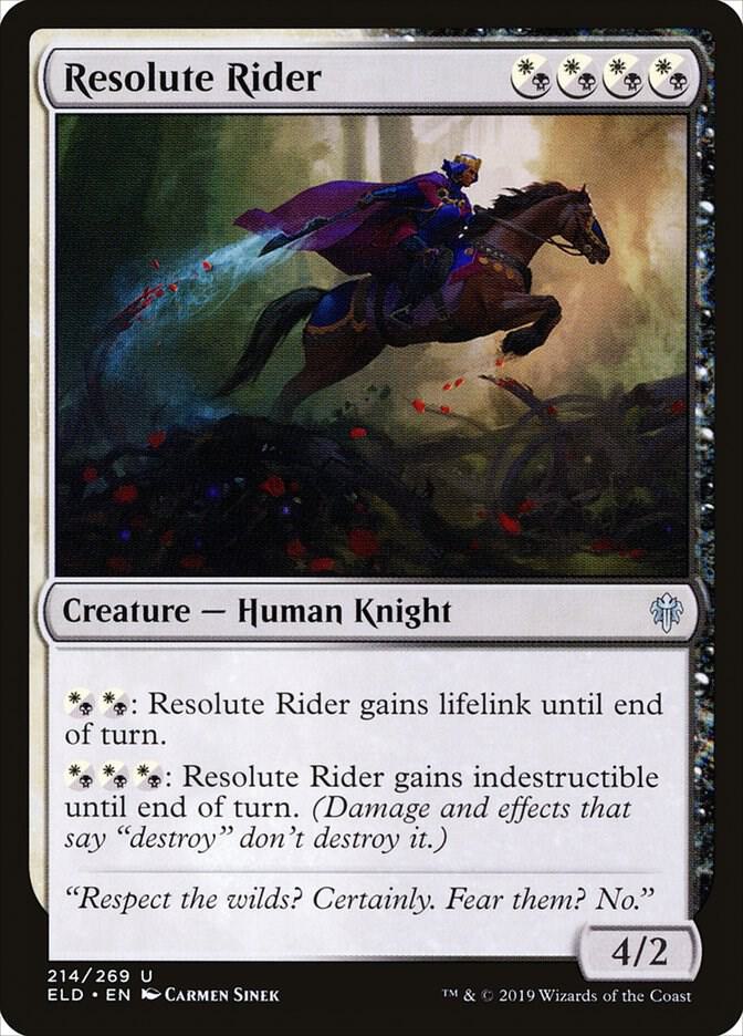 Resolute Rider [Throne of Eldraine - 214]