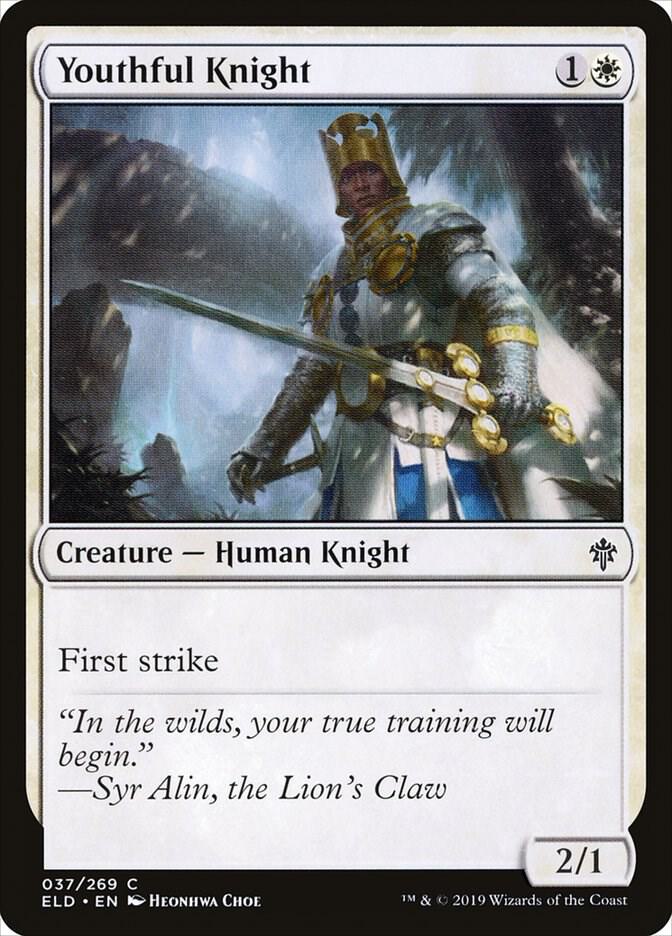 Youthful Knight [Throne of Eldraine - 37]