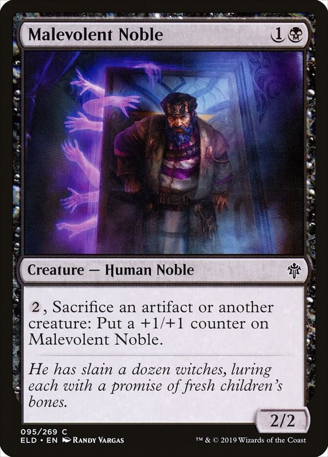 Malevolent Noble [Throne of Eldraine - 95]