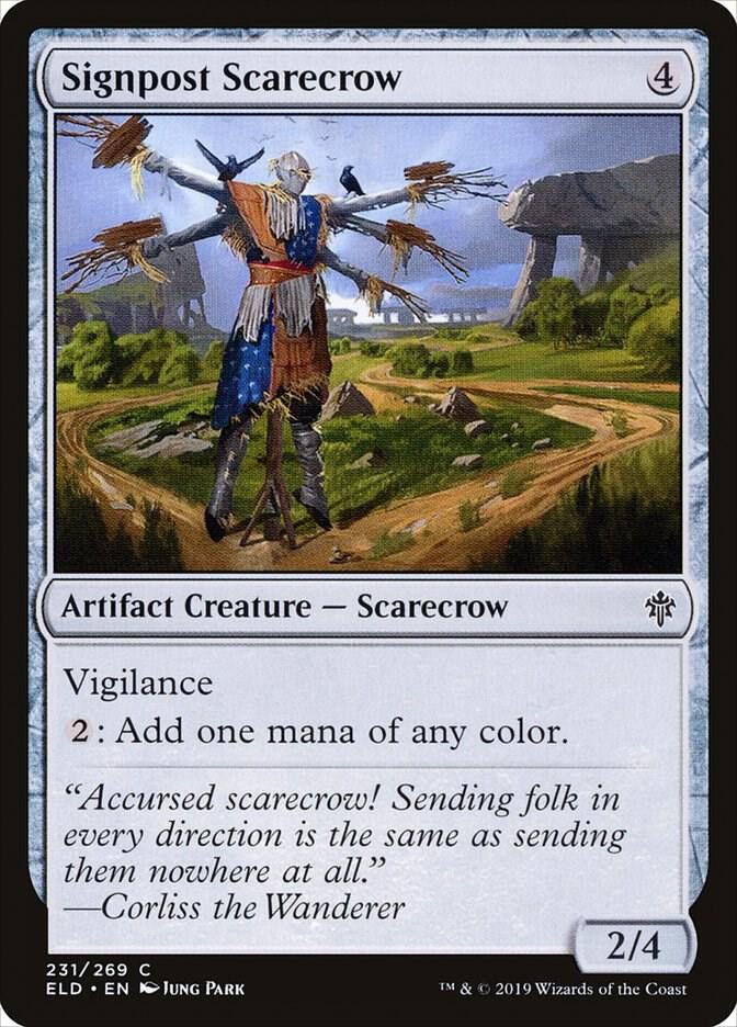 Signpost Scarecrow [Throne of Eldraine - 231]