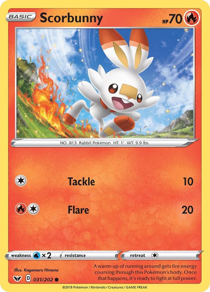 Scorbunny (031) [SWSH01: Sword & Shield Base Set - 031/202]