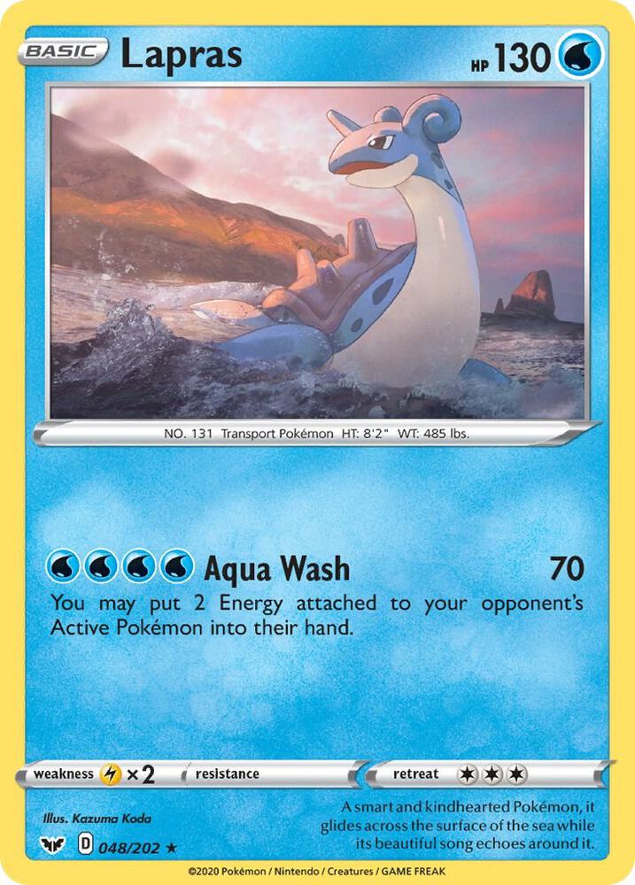 Lapras [SWSH01: Sword & Shield Base Set - 048/202]