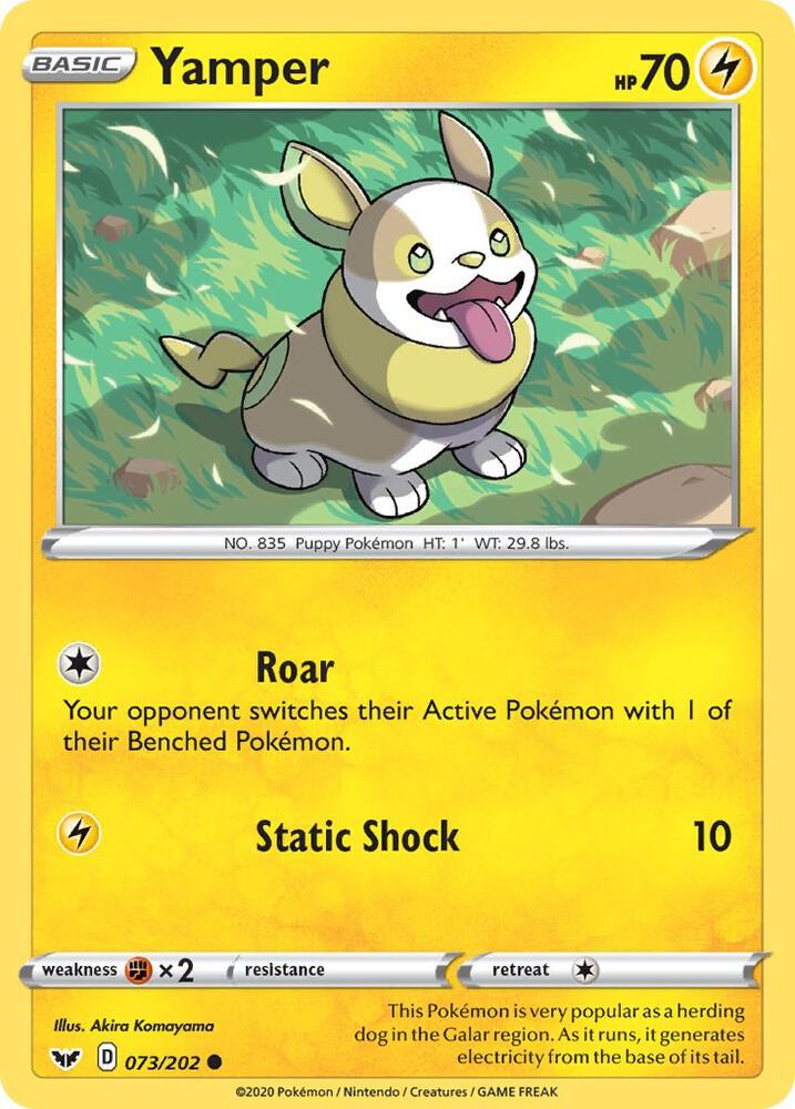 Yamper (073) [SWSH01: Sword & Shield Base Set - 073/202]