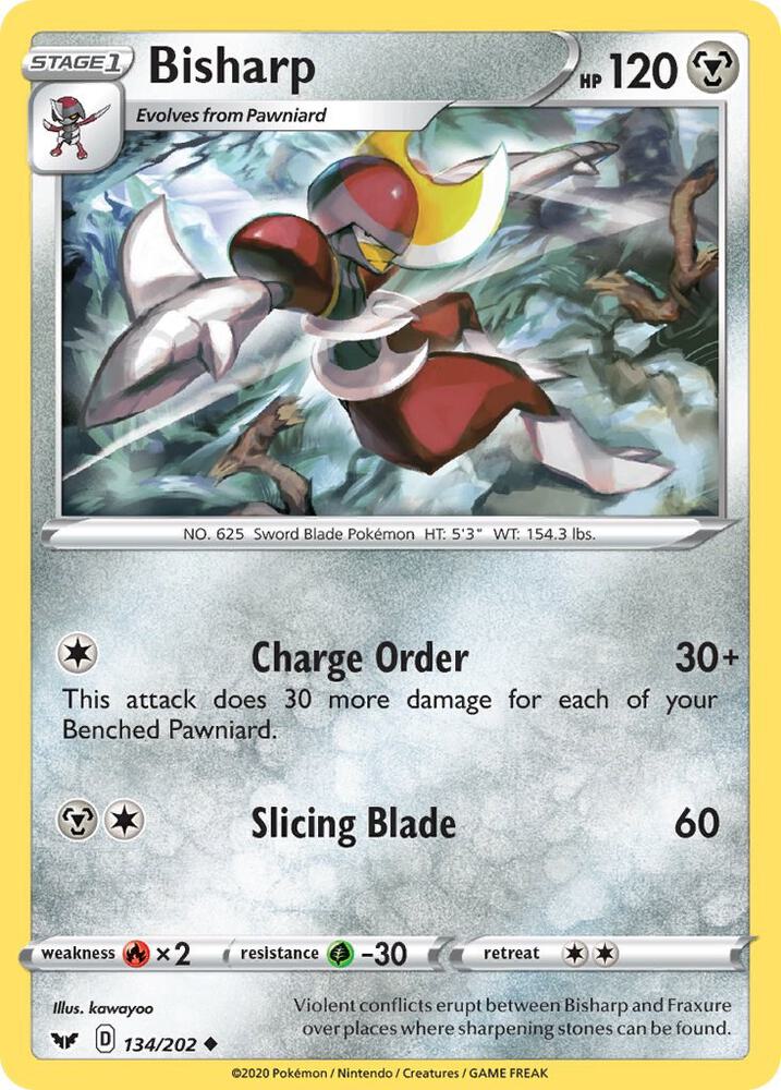 Bisharp [SWSH01: Sword & Shield Base Set - 134/202]