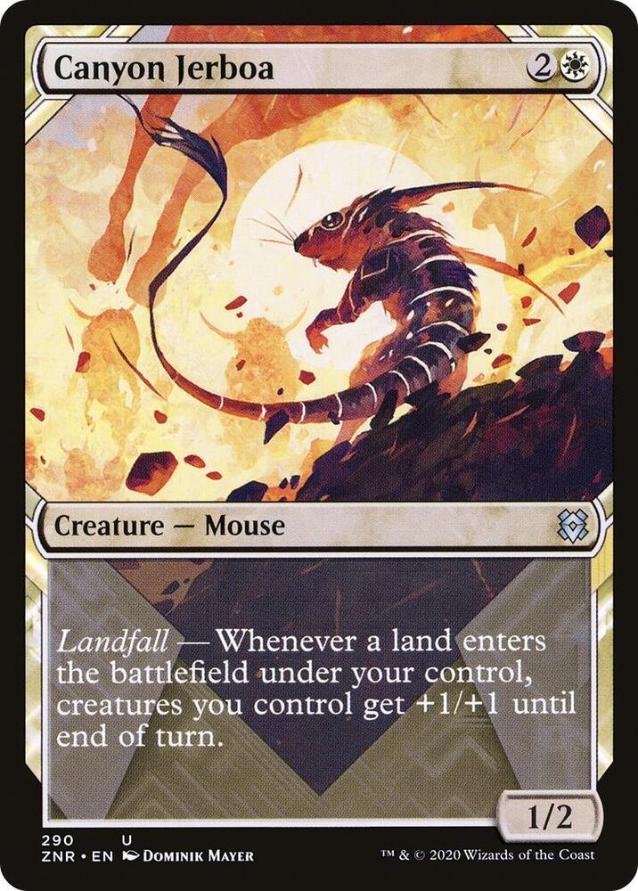Canyon Jerboa (Showcase) [Zendikar Rising - 290]