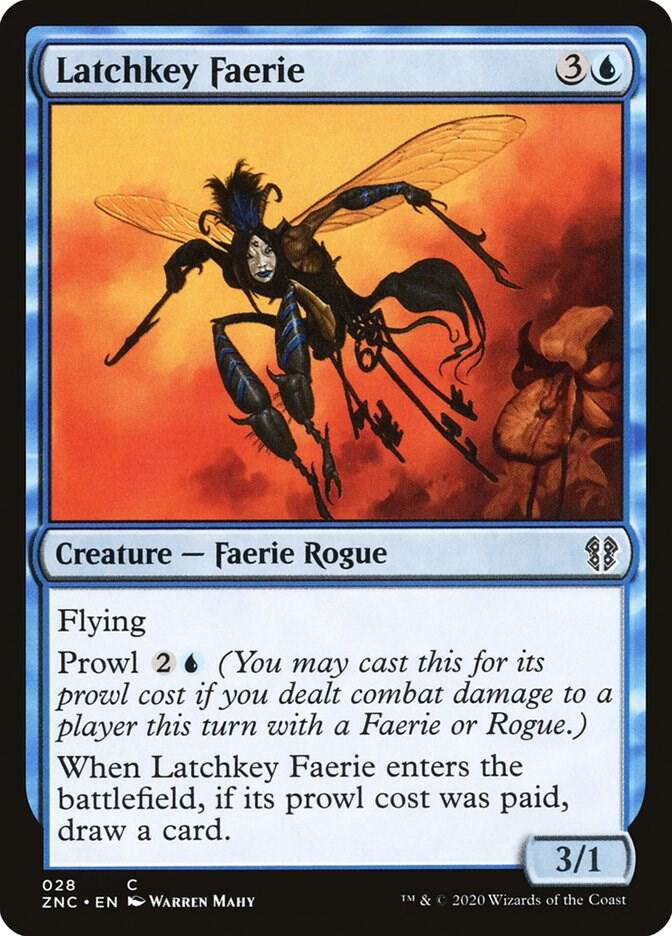 Latchkey Faerie [Commander: Zendikar Rising - 28]