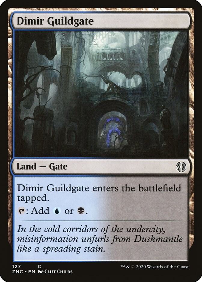 Dimir Guildgate [Commander: Zendikar Rising - 127]
