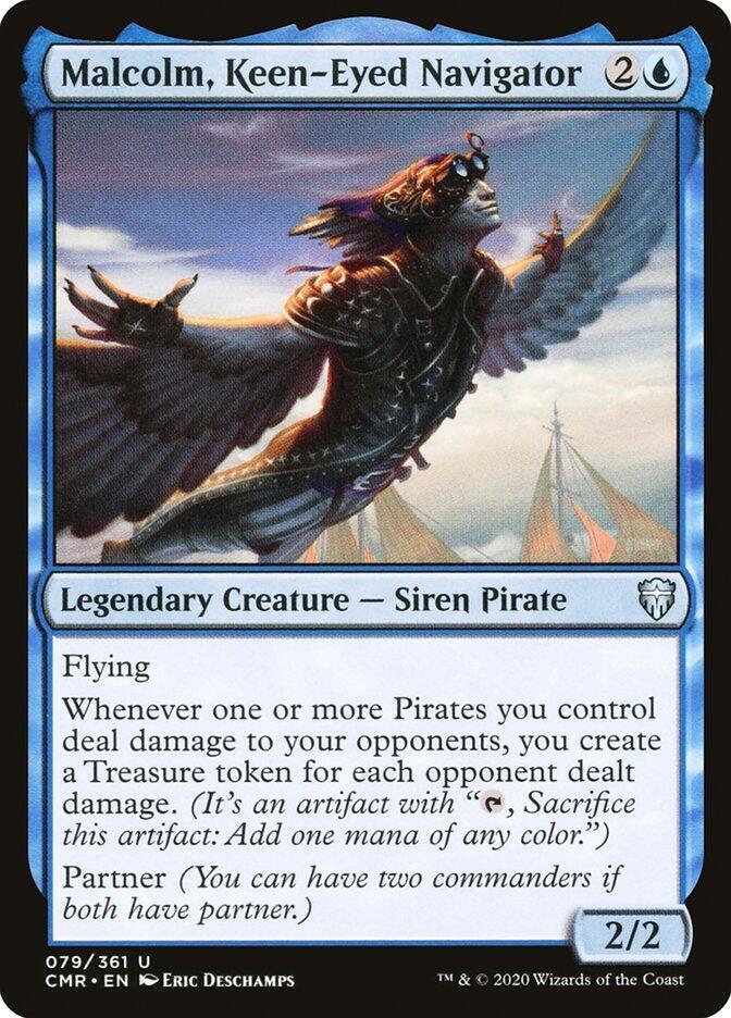 Malcolm, Keen-Eyed Navigator [Commander Legends - 79]