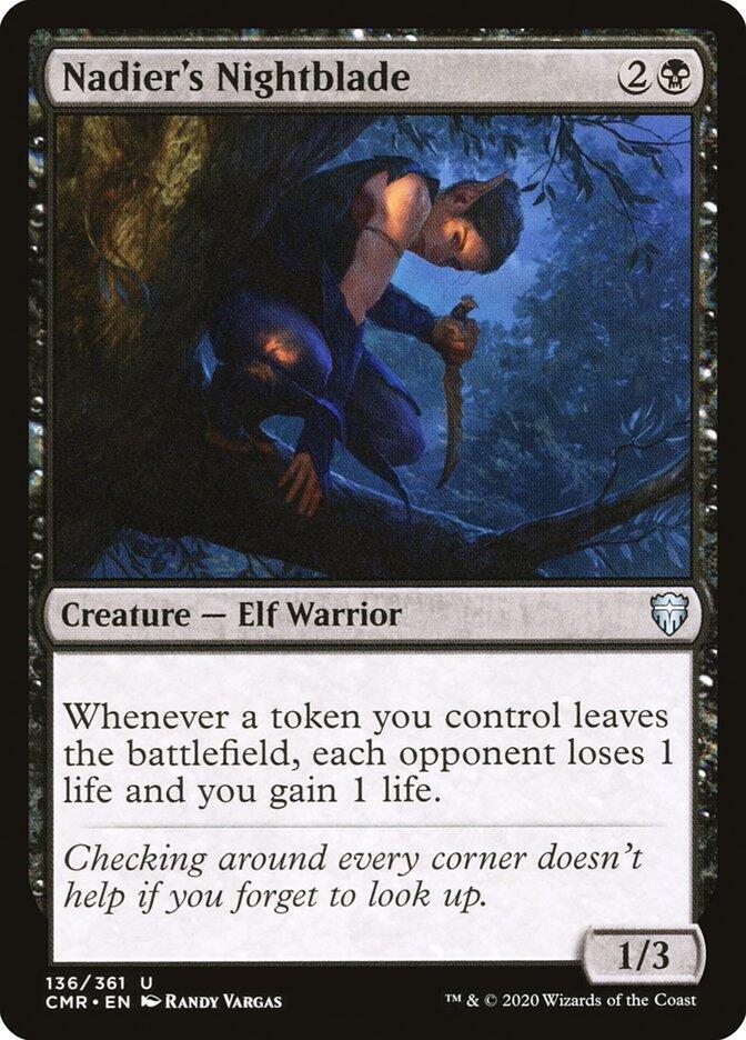 Nadier's Nightblade [Commander Legends - 136]