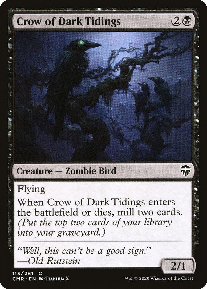 Crow of Dark Tidings [Commander Legends - 115]