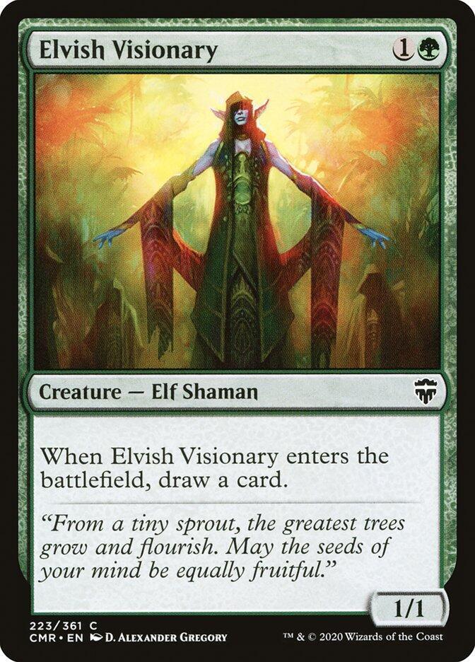 Elvish Visionary [Commander Legends - 223]