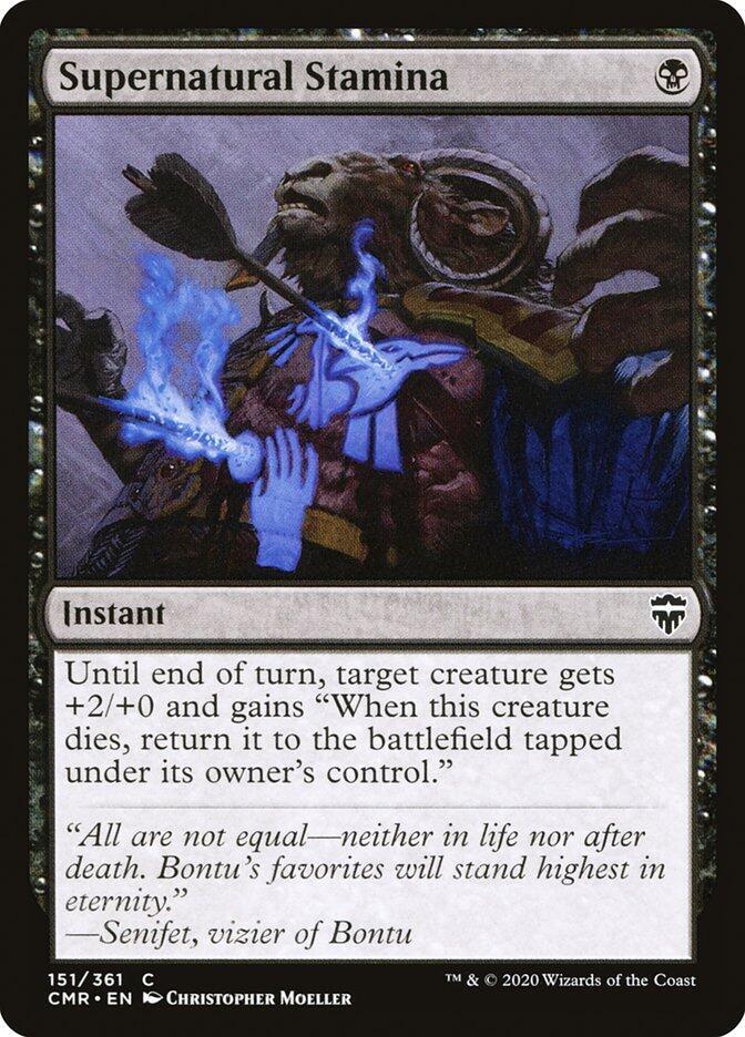 Supernatural Stamina [Commander Legends - 151]