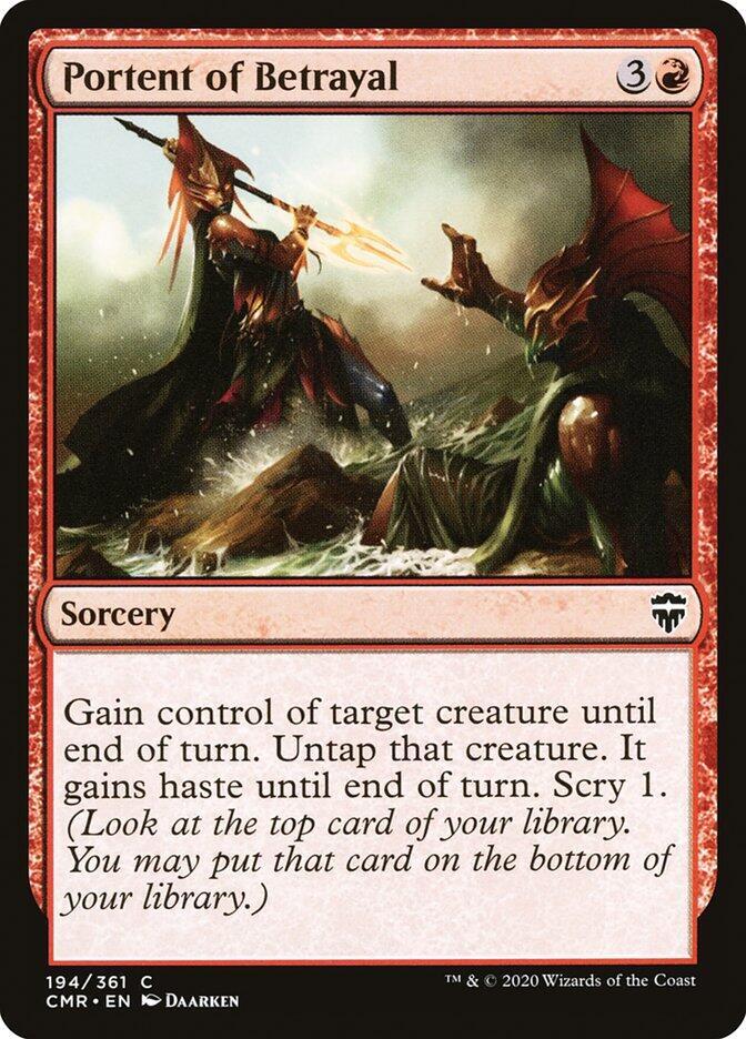 Portent of Betrayal [Commander Legends - 194]