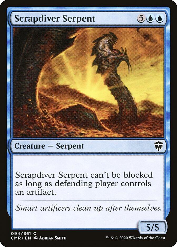 Scrapdiver Serpent [Commander Legends - 94]