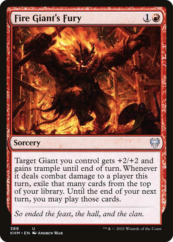 Fire Giant's Fury [Kaldheim - 389]