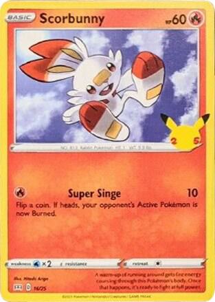 Scorbunny - 16/25 [McDonald's 25th Anniversary Promos - 016/025]