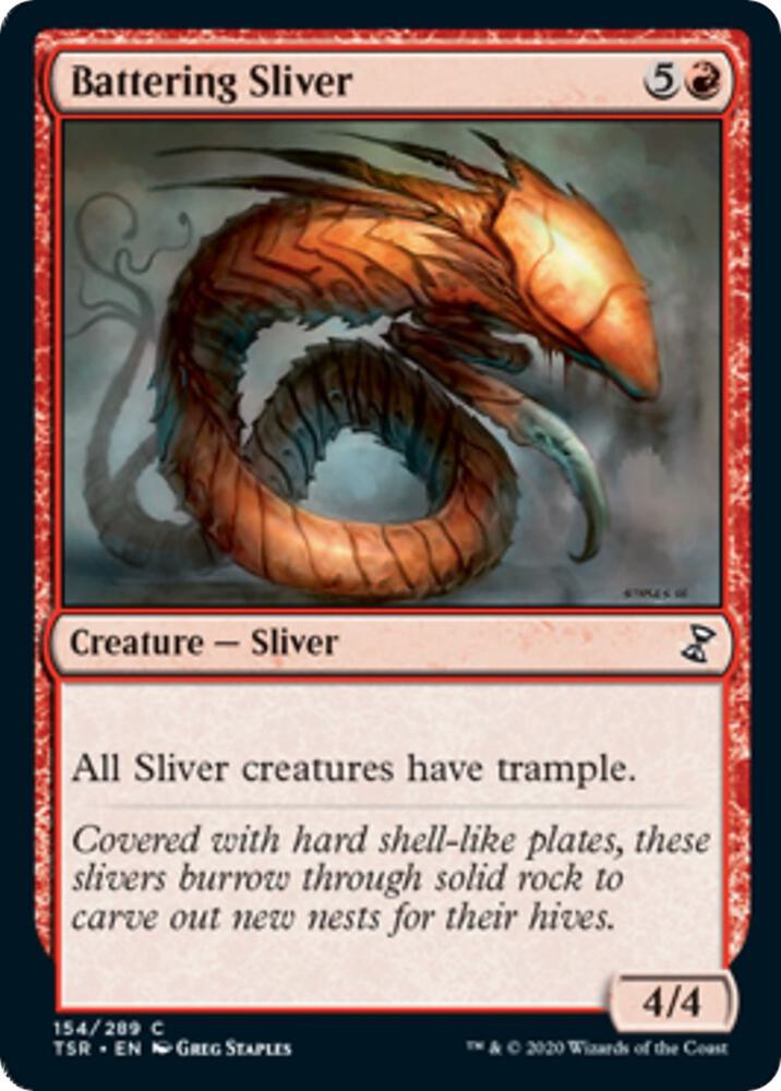 Battering Sliver [Time Spiral: Remastered - 154]