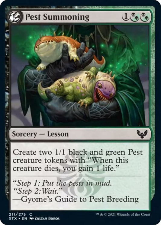 Pest Summoning [Strixhaven: School of Mages - 211]