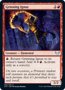 Grinning Ignus [Strixhaven: School of Mages - 104]