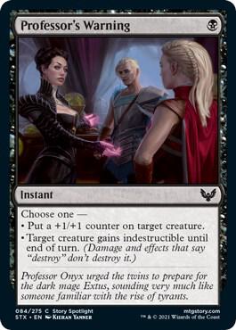 Professor's Warning [Strixhaven: School of Mages - 84]