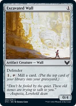 Excavated Wall [Strixhaven: School of Mages - 255]