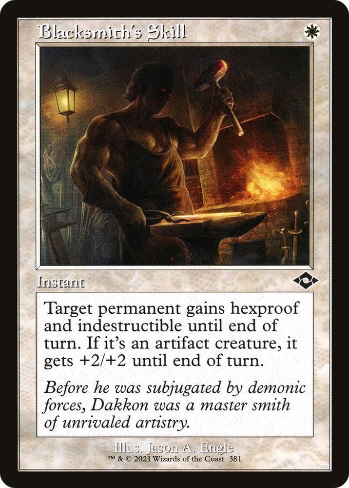 Blacksmith's Skill (Retro Frame) [Modern Horizons 2 - 381]