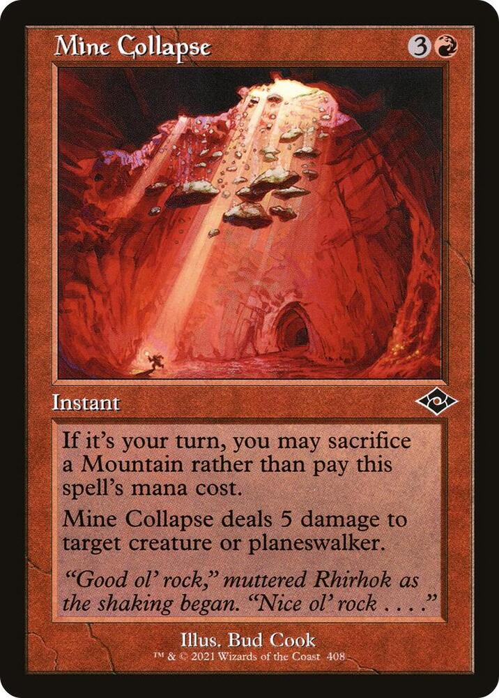 Mine Collapse (Retro Frame) [Modern Horizons 2 - 408]