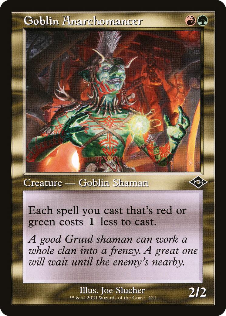 Goblin Anarchomancer (Retro Frame)