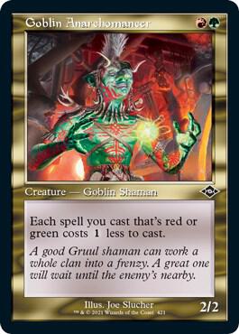 Goblin Anarchomancer (Retro Frame) (Foil Etched) [Modern Horizons 2 - 421]