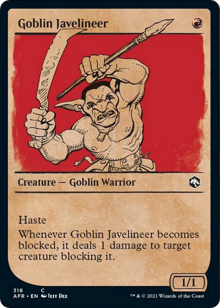 Goblin Javelineer (Showcase) [Adventures in the Forgotten Realms - 318]