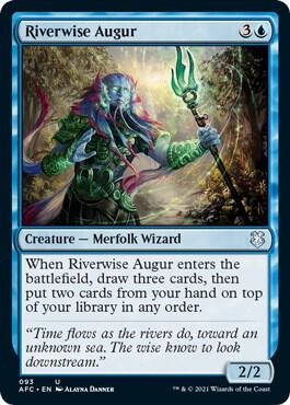 Riverwise Augur [Commander: Adventures in the Forgotten Realms - 93]