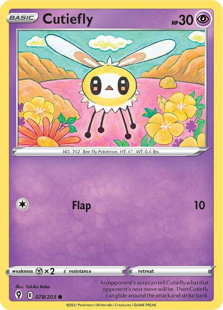 Cutiefly [SWSH07: Evolving Skies - 078/203]