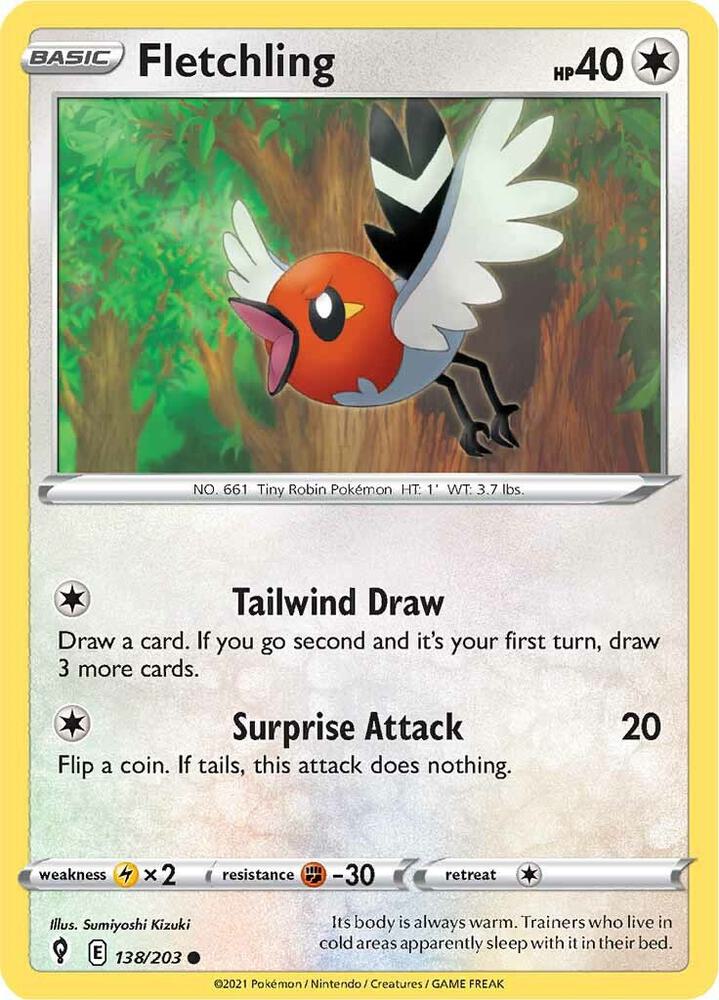 Fletchling [SWSH07: Evolving Skies - 138/203]