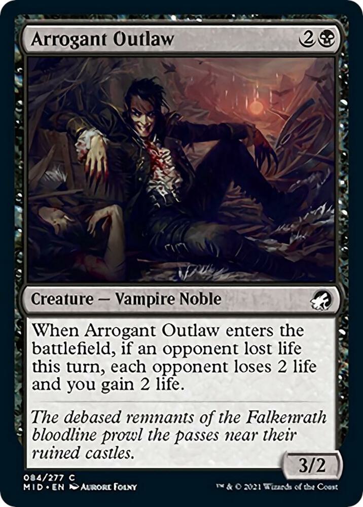 Arrogant Outlaw [Innistrad: Midnight Hunt - 84]
