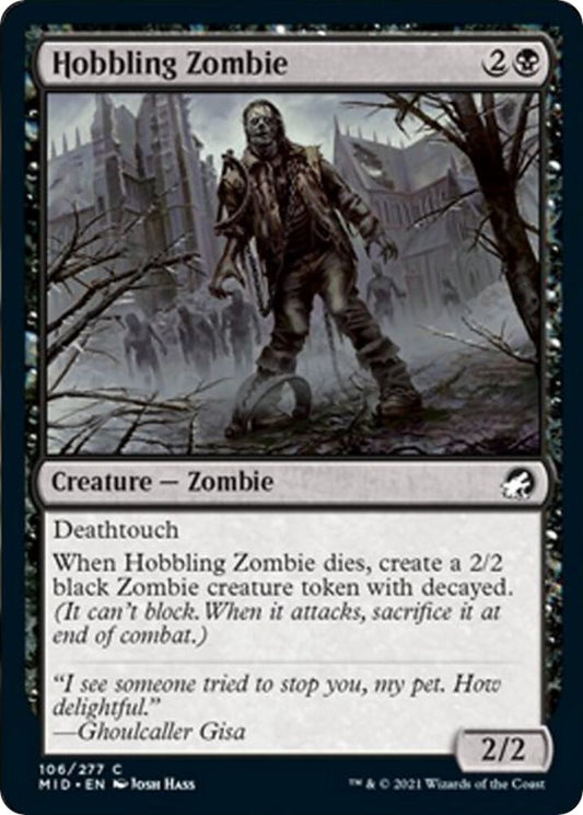 Hobbling Zombie [Innistrad: Midnight Hunt - 106]