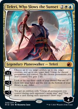 Teferi, Who Slows the Sunset [Innistrad: Midnight Hunt - 245]