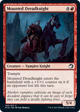 Mounted Dreadknight [Innistrad: Midnight Hunt - 150]