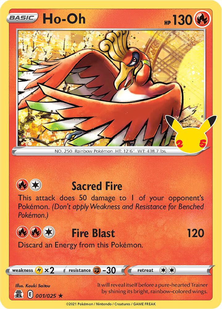 Ho-Oh [Celebrations - 001/025]