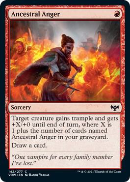 Ancestral Anger [Innistrad: Crimson Vow - 142]