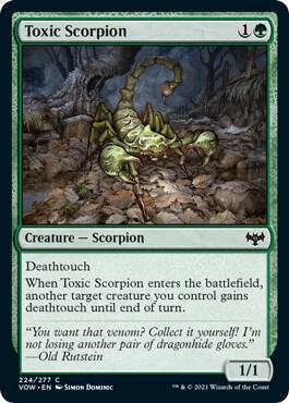 Toxic Scorpion [Innistrad: Crimson Vow - 224]