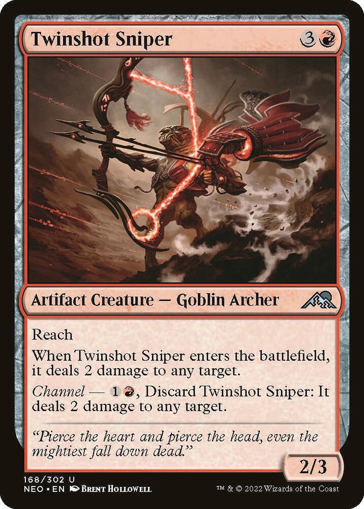 Twinshot Sniper [Kamigawa: Neon Dynasty - 168]