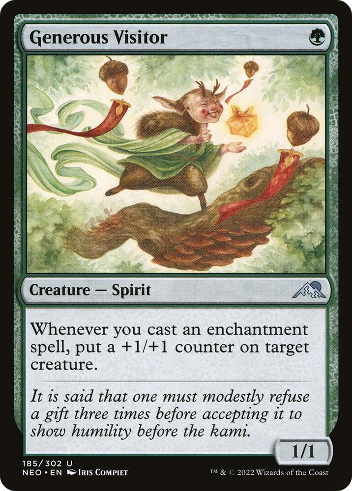 Generous Visitor [Kamigawa: Neon Dynasty - 185]