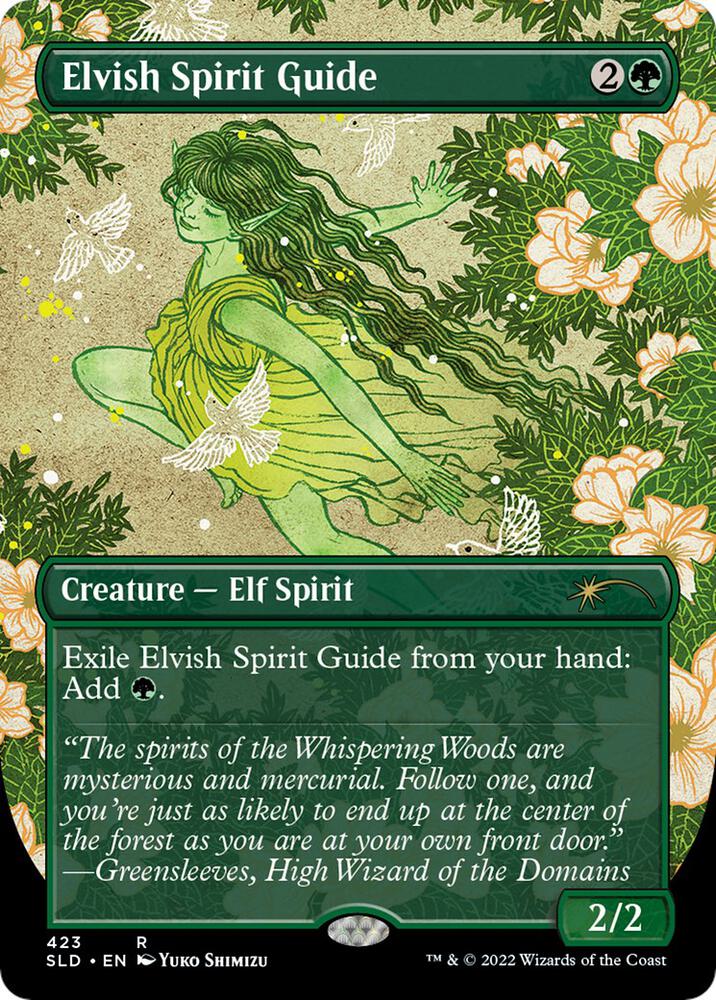 Elvish Spirit Guide (Borderless) [Secret Lair Drop Series - 423]